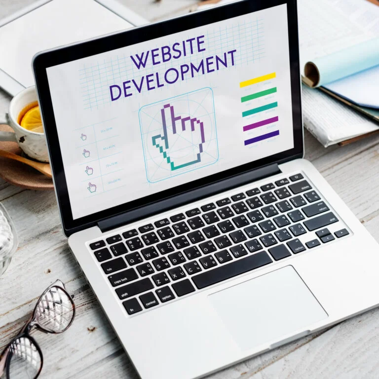 Website Development banner layout